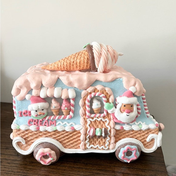 Pastel Santa Snowman LED Ice Cream Truck - Picture 10 of 10
